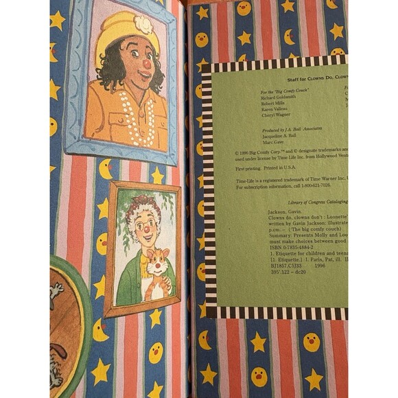 Clowns Do, Clowns Don't : Loonette's and Molly's Book of Manners - Picture 8 of 8